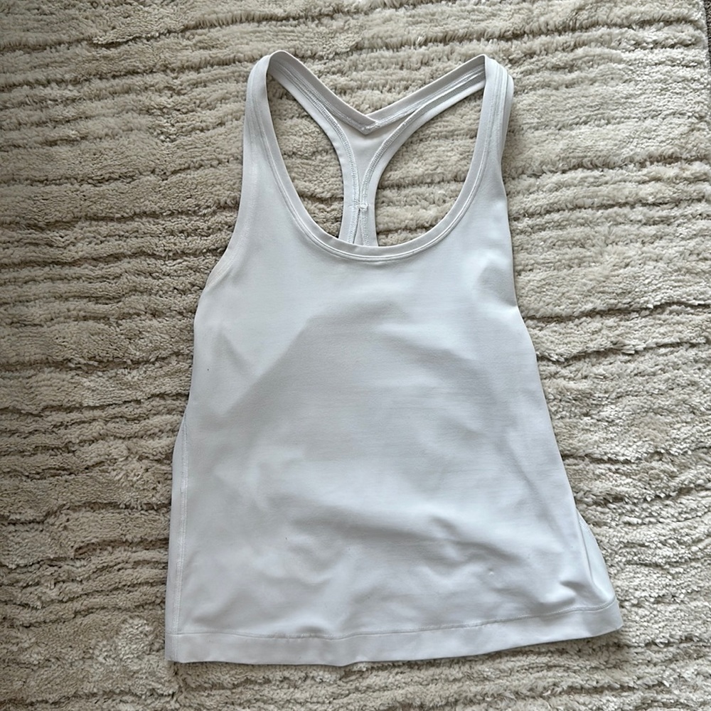 COPY - size 6 lululemon nulu racerback tank top